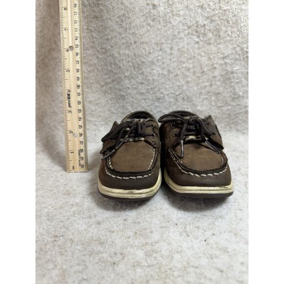 Sperry Girls Toddler Top Sider Shoes Size 9 Cheetah Print - Picture 2 of 4